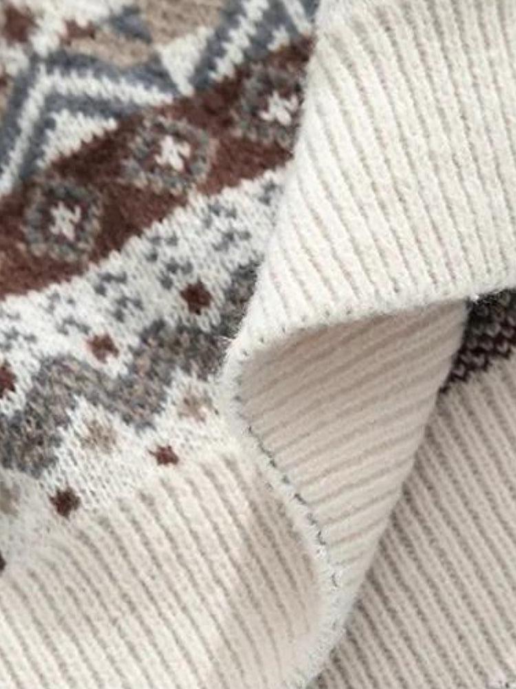 Men’s Vintage Patterned Sweater