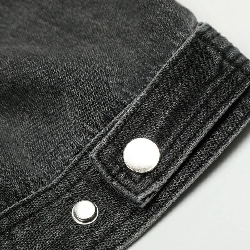 Men’s Zip-Front Denim Jacket