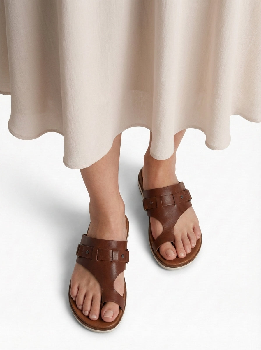 Charlotte | Women’s Toe Loop Summer Slide Sandals