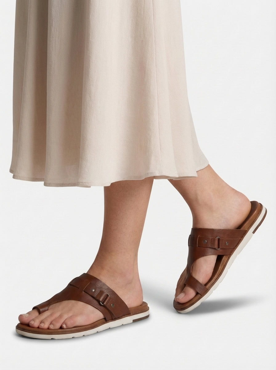 Charlotte | Women’s Toe Loop Summer Slide Sandals