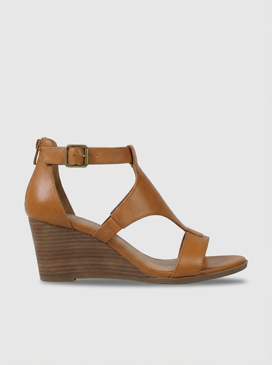 Naomi | Women’s Wedge Heel Ankle Strap Summer Sandals