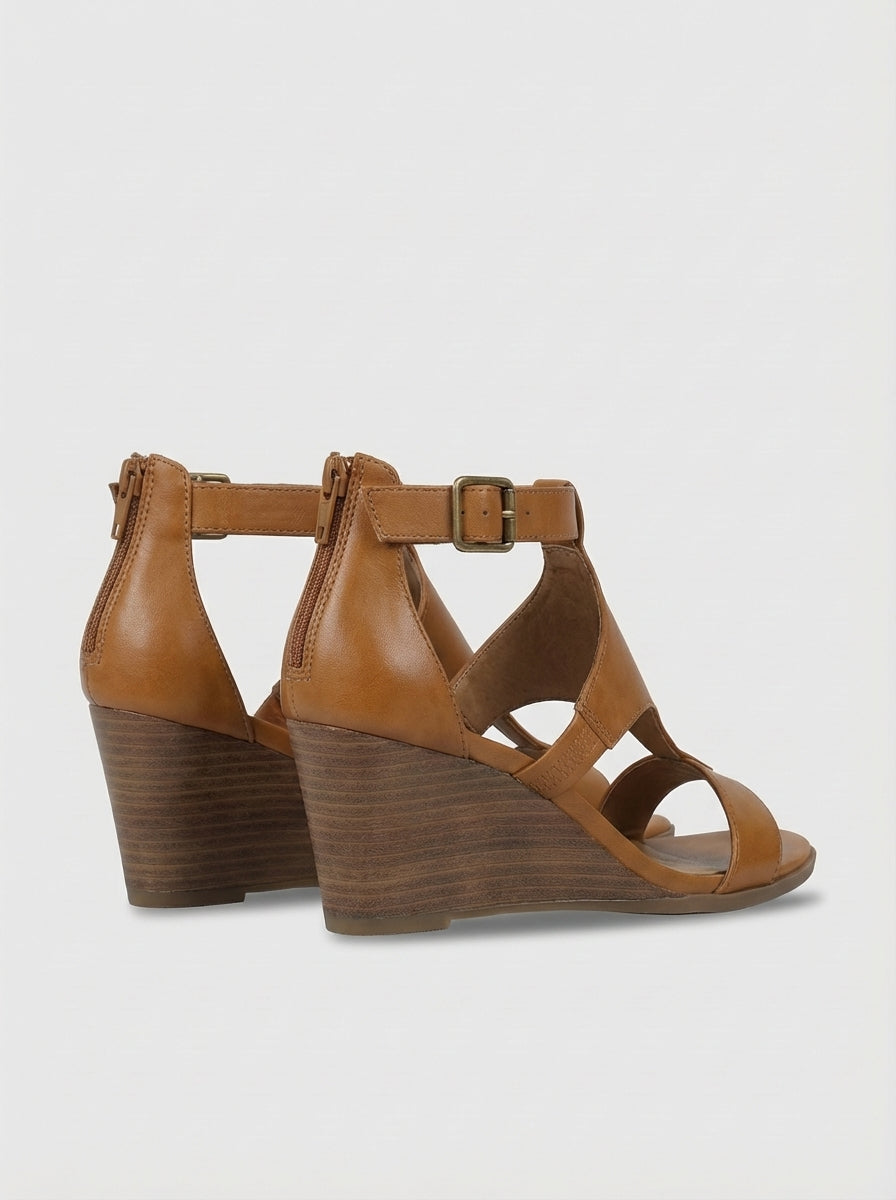 Naomi | Women’s Wedge Heel Ankle Strap Summer Sandals