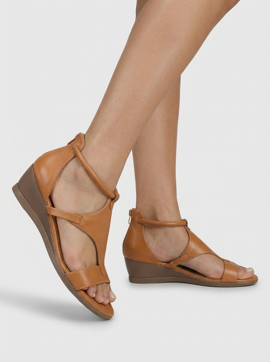 Naomi | Women’s Wedge Heel Ankle Strap Summer Sandals