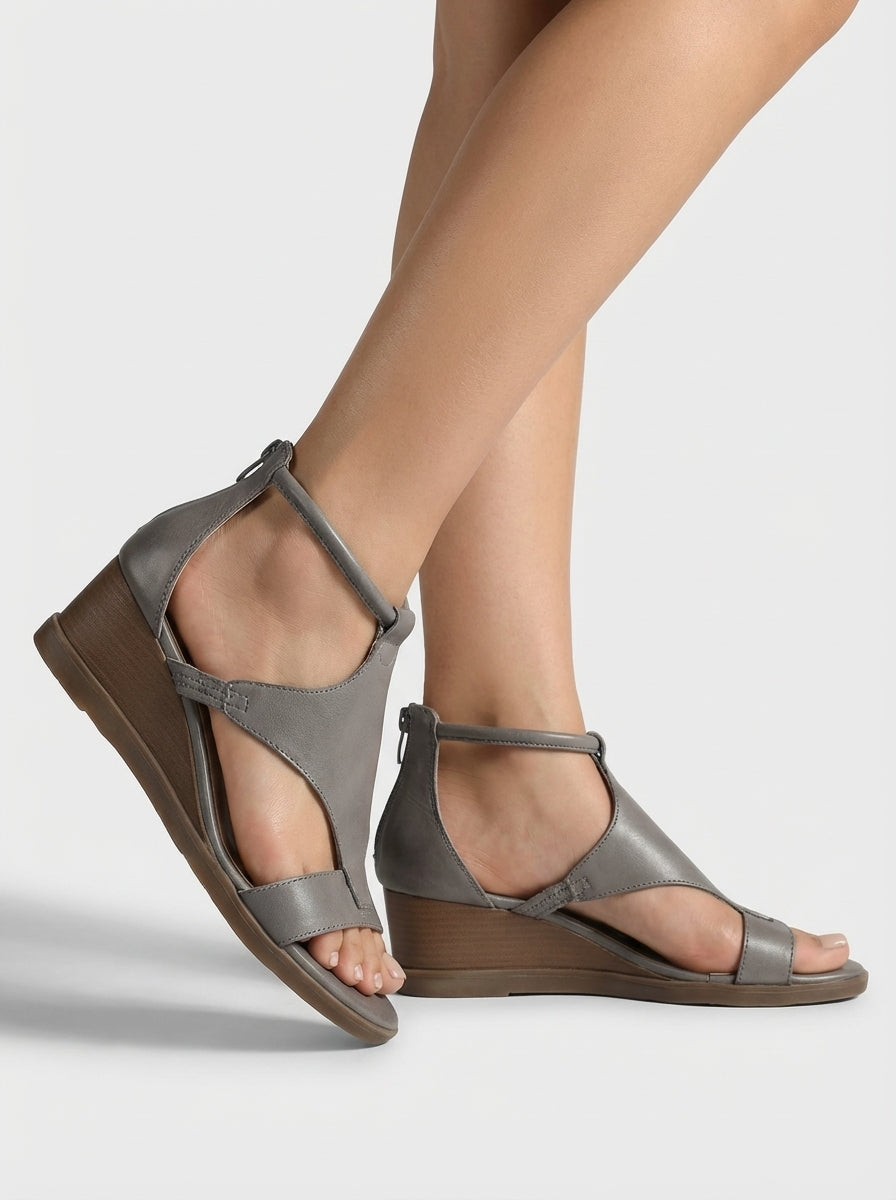 Naomi | Women’s Wedge Heel Ankle Strap Summer Sandals