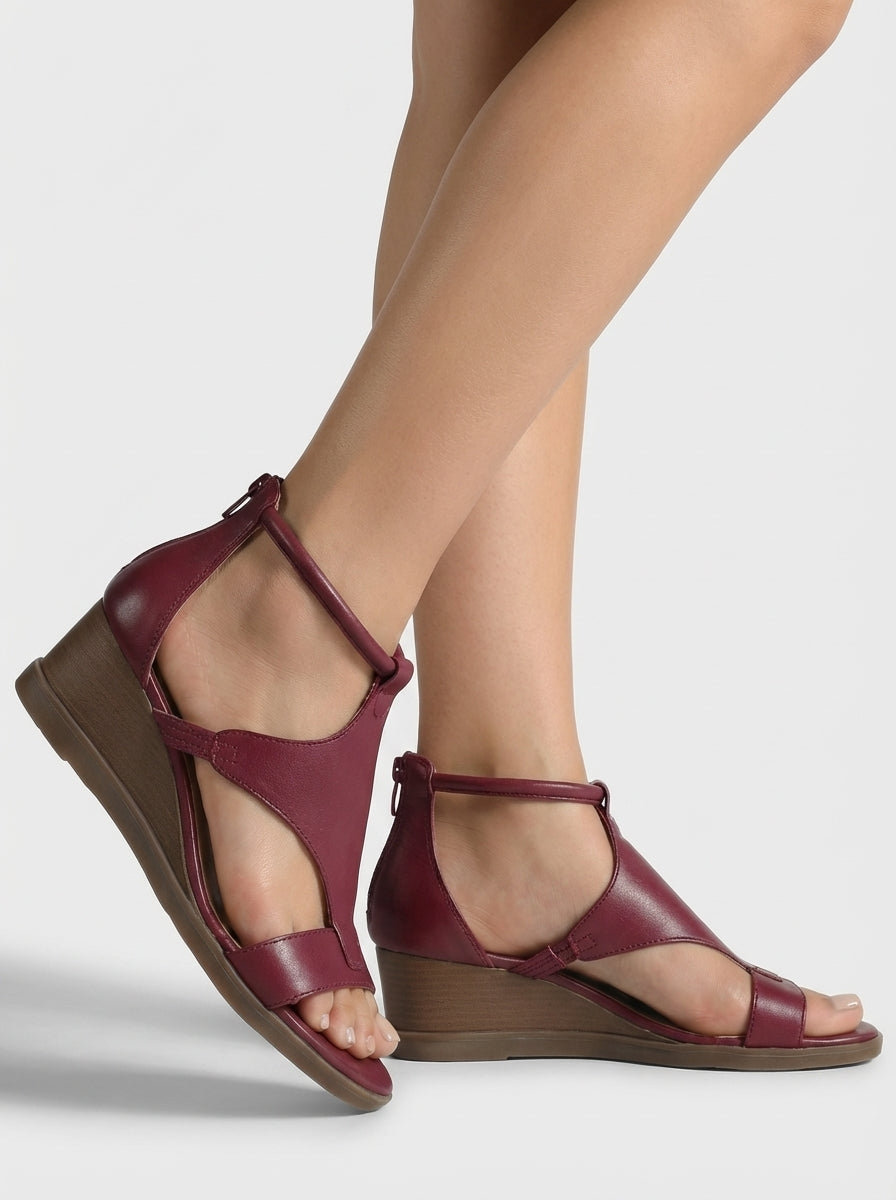 Naomi | Women’s Wedge Heel Ankle Strap Summer Sandals