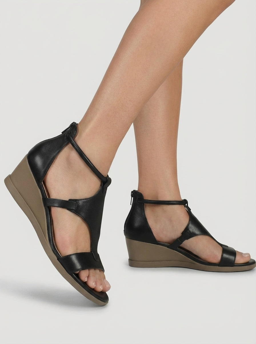 Naomi | Women’s Wedge Heel Ankle Strap Summer Sandals