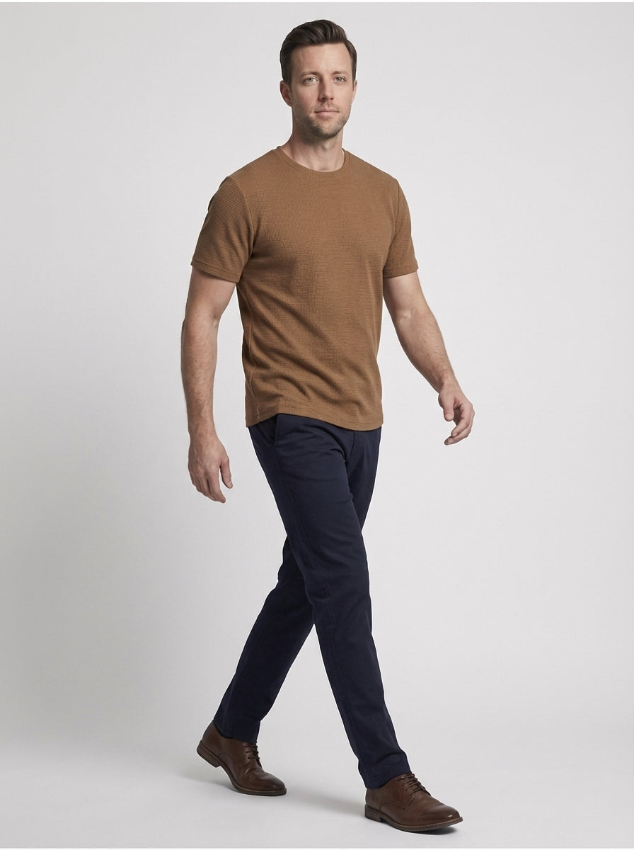 Nathan | Men's Crew Neck Short Sleeve Knit Shirt
