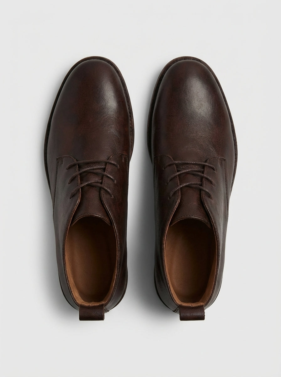 Paul | Men’s Plain Toe Lace Up Chukka Boots
