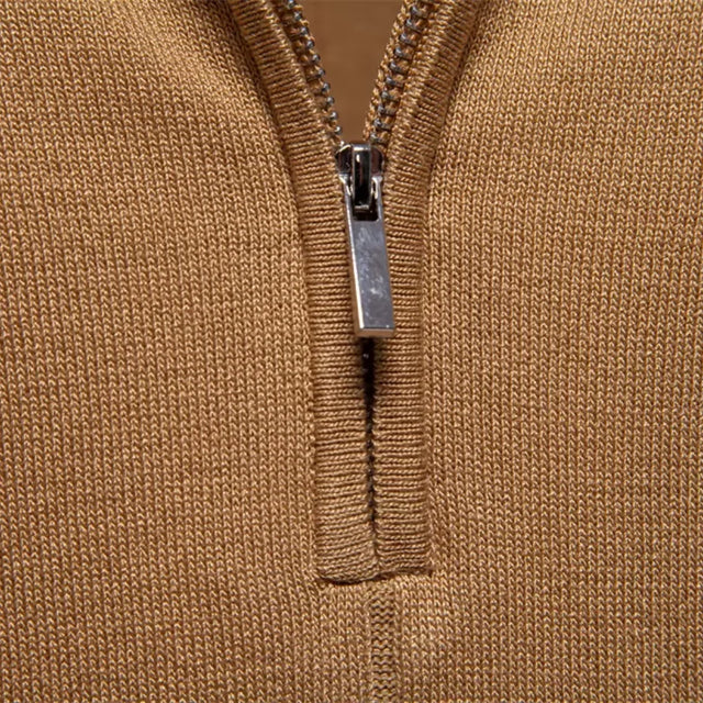 Gerardo | Men's Zip Front Collared Short Sleeve Polo Shirt