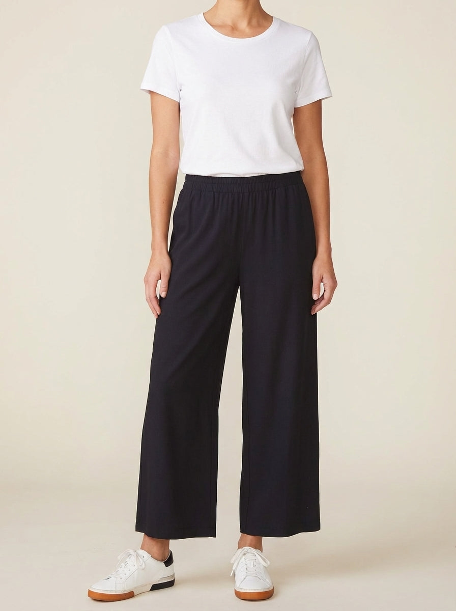 Rebecca | Women’s Cropped Wide Leg Summer Pants