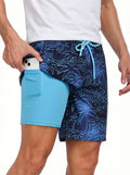 Robert | Men’s Drawstring Swim Shorts With Pockets