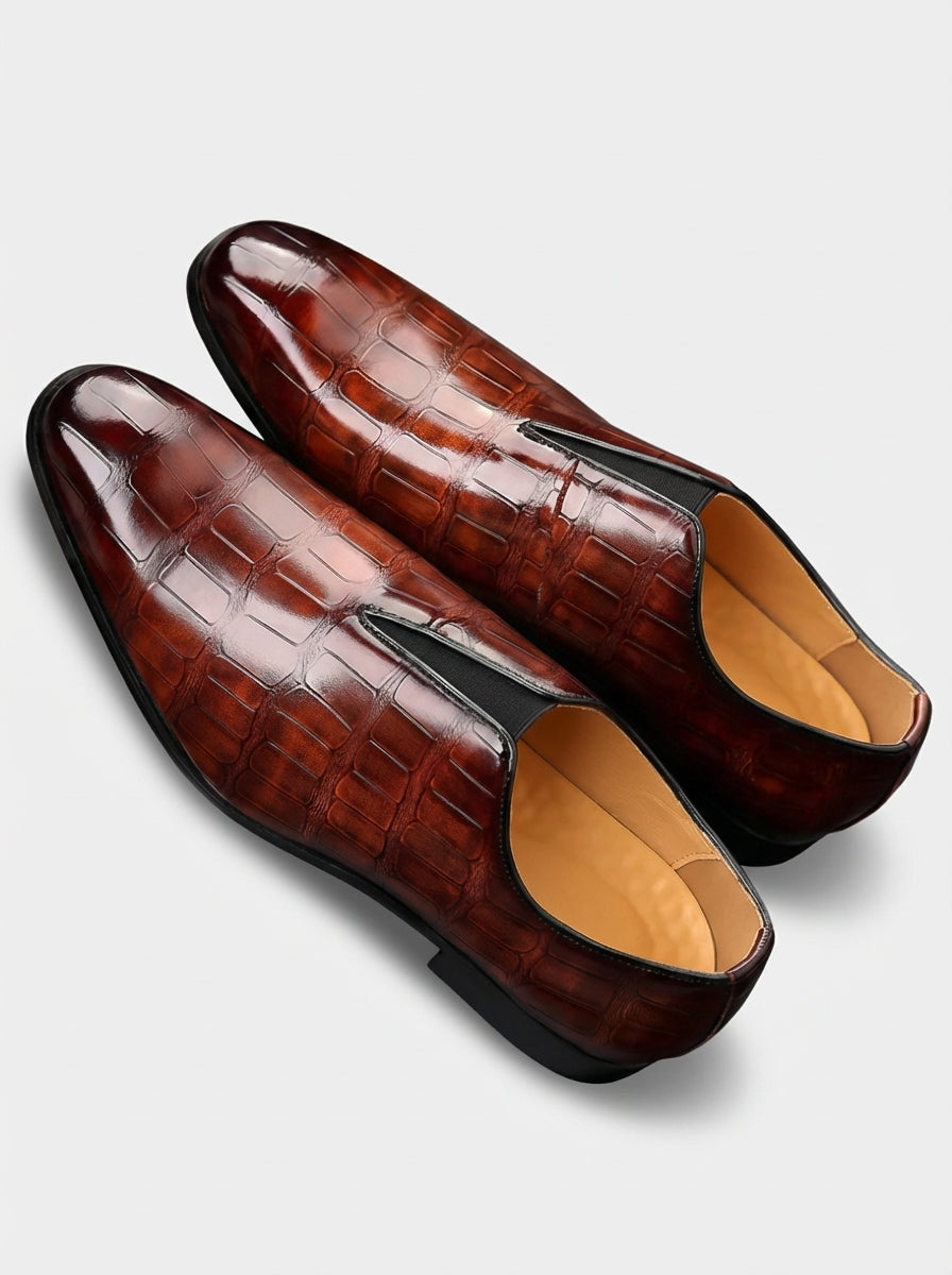 Ruth | Men's Pointed Toe Slip On Wedding Shoes