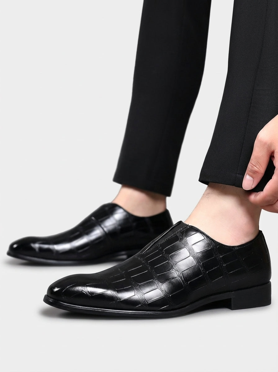 Ruth | Men's Pointed Toe Slip On Wedding Shoes