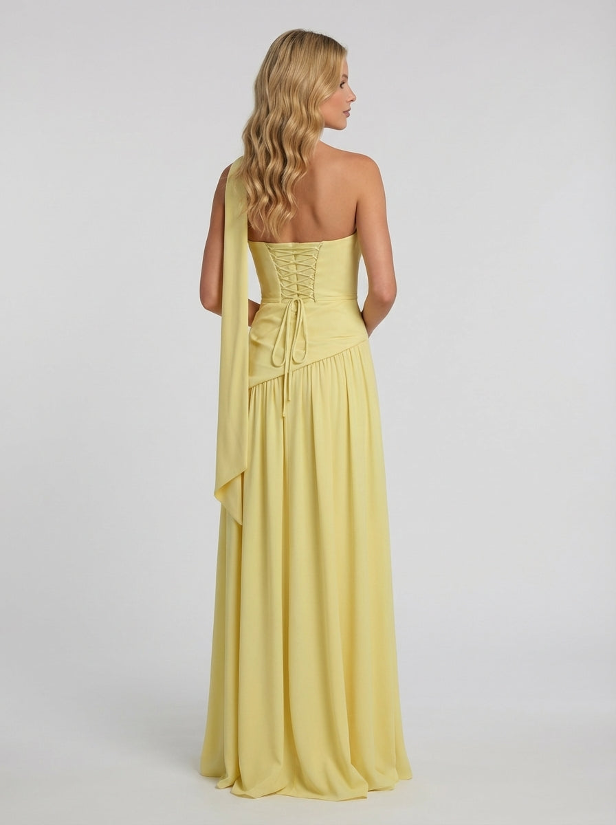 Sabrina | Women’s Halter Wedding Guest High Slit Maxi Dress
