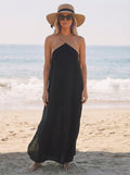 Sophia | Women’s Summer Maxi Dress With Open Back Cross Strap
