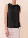 Tessa | Women’s Sleeveless Collar Minimal Summer Day Top