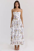 Valerie | Women’s Floral Maxi Dress Sleeveless Beach Dress