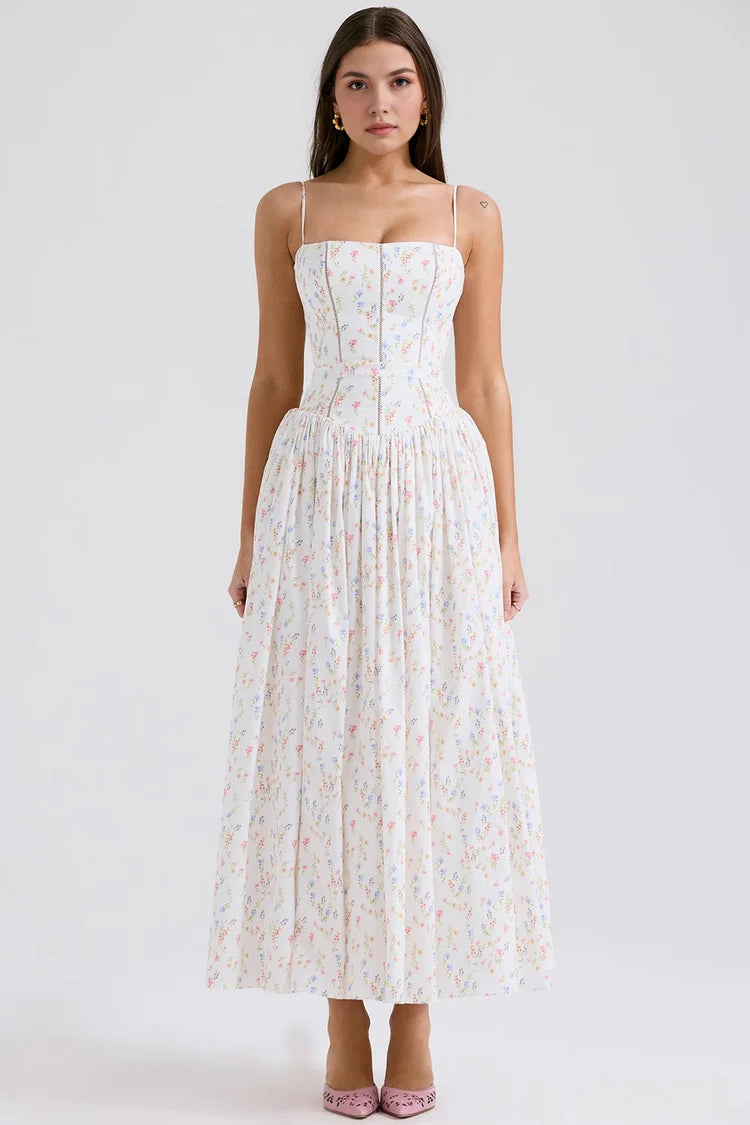 Valerie | Women’s Floral Maxi Dress Sleeveless Beach Dress