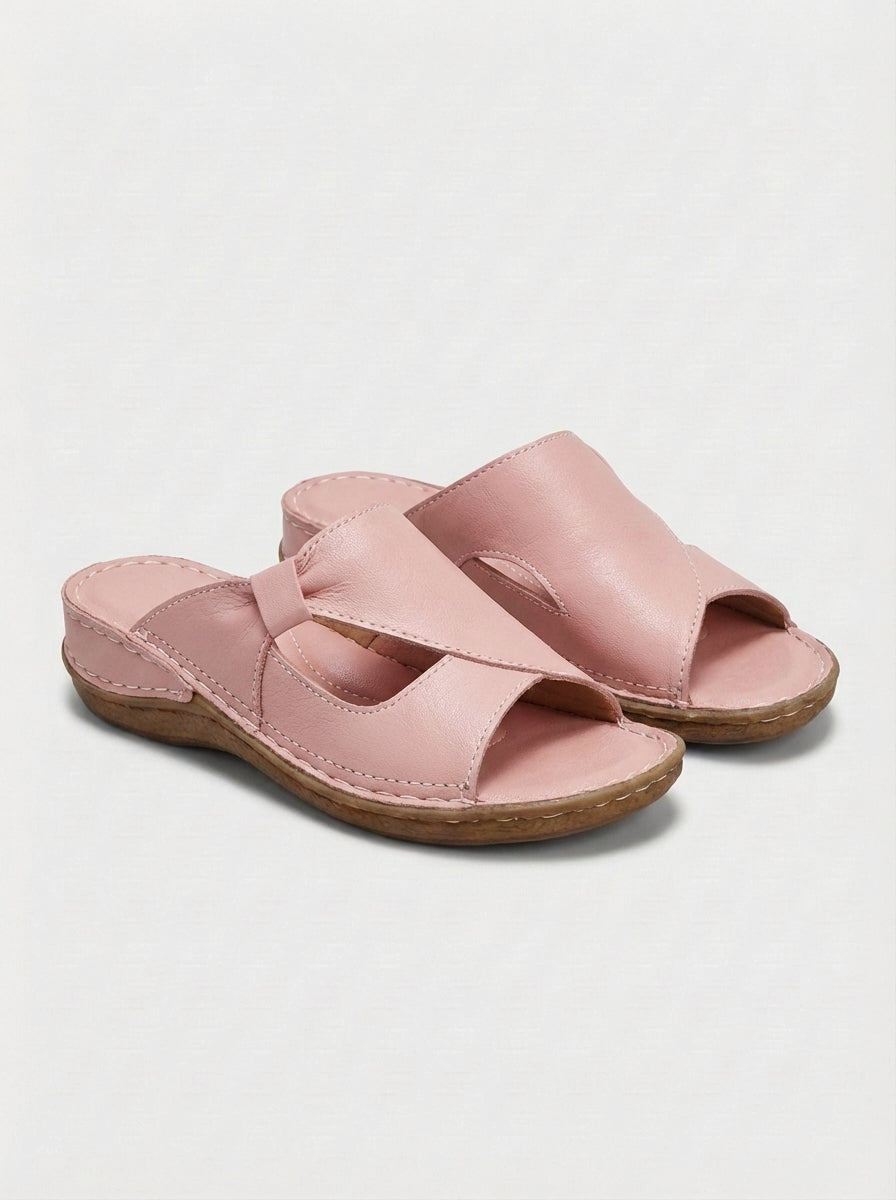 Victoria | Women's Flatform Slip On Open Toe Sandals