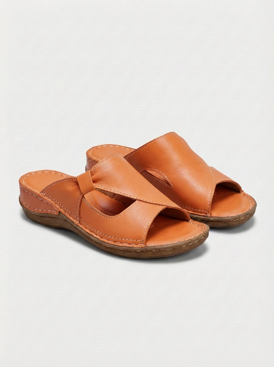 Victoria | Women's Flatform Slip On Open Toe Sandals