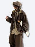 Vintage Brown Plaid Jacket