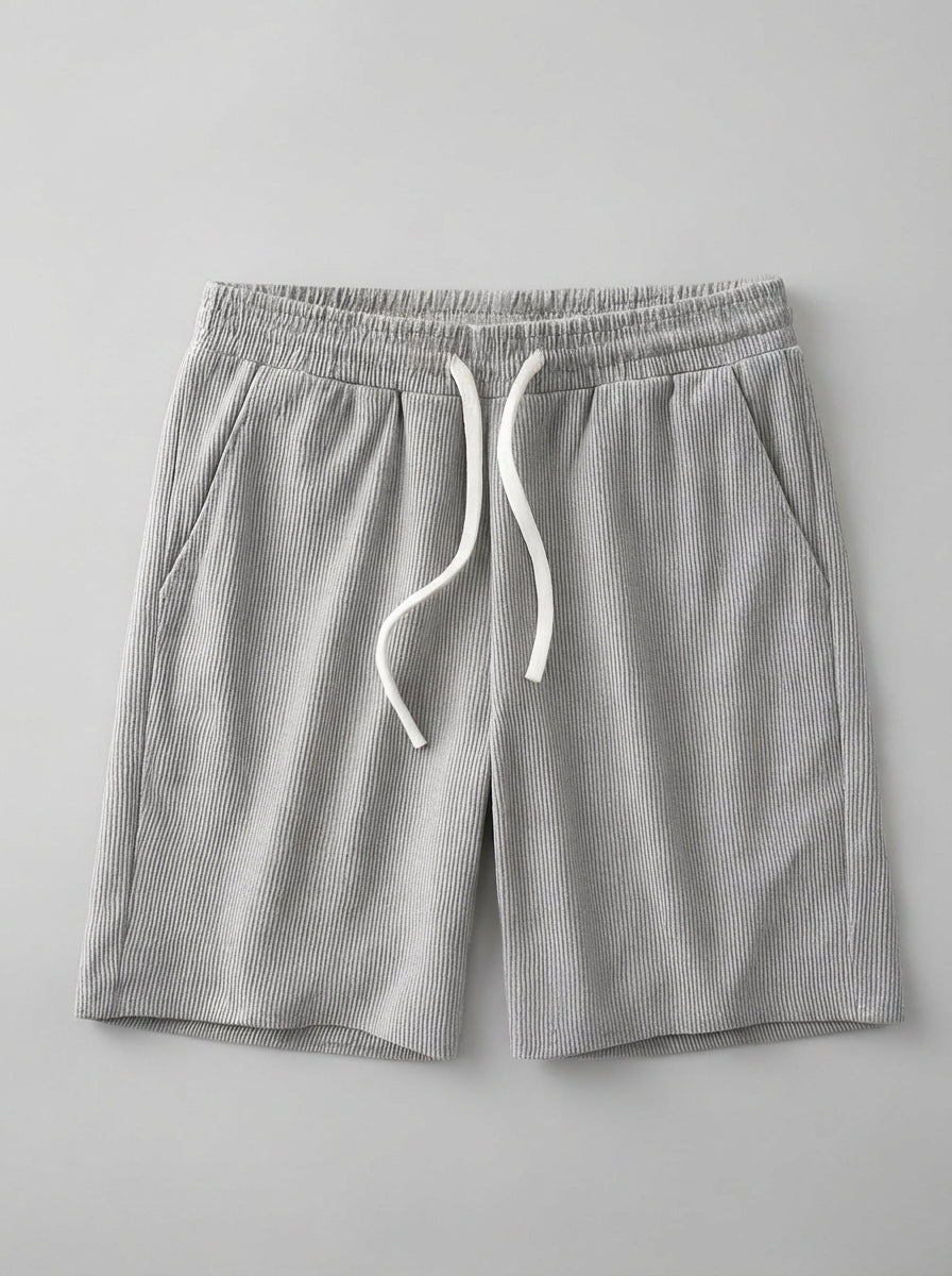 Willie | Men’s Ribbed Knit Drawstring Summer Lounge Shorts