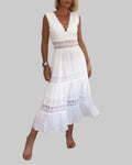 Women's A-Line V-Neck Party Dress