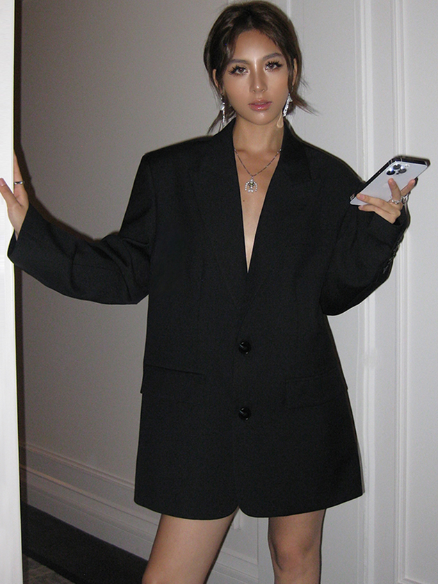 Women’s Blazer Casual Woven Design
