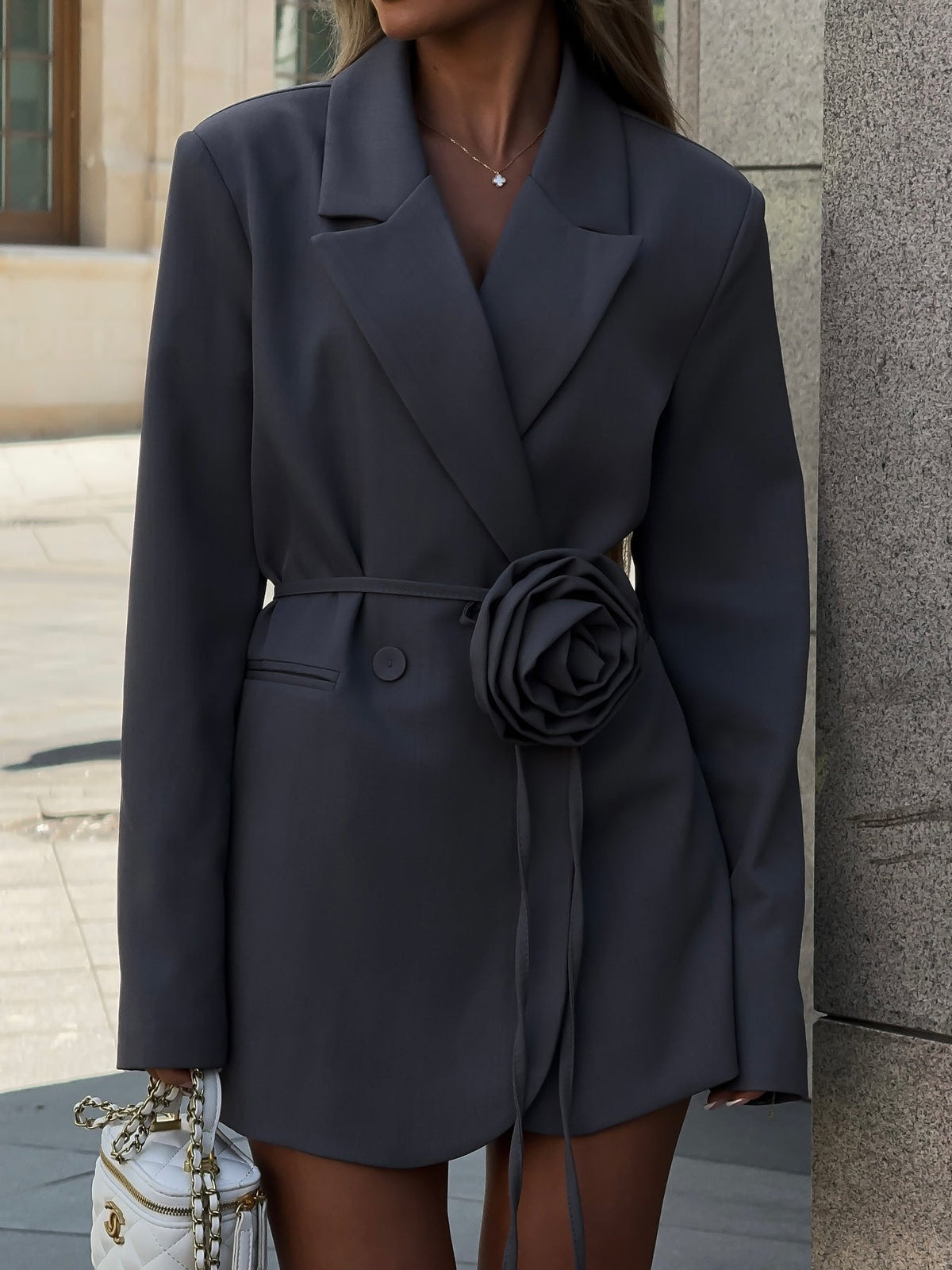 Women’s Blazer Regular-Fit Plain Design