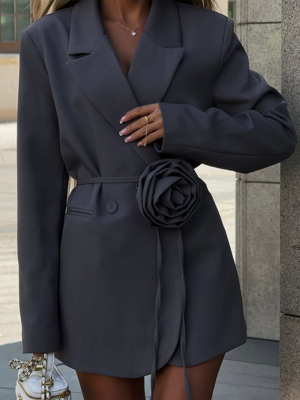 Women’s Blazer Regular-Fit Plain Design