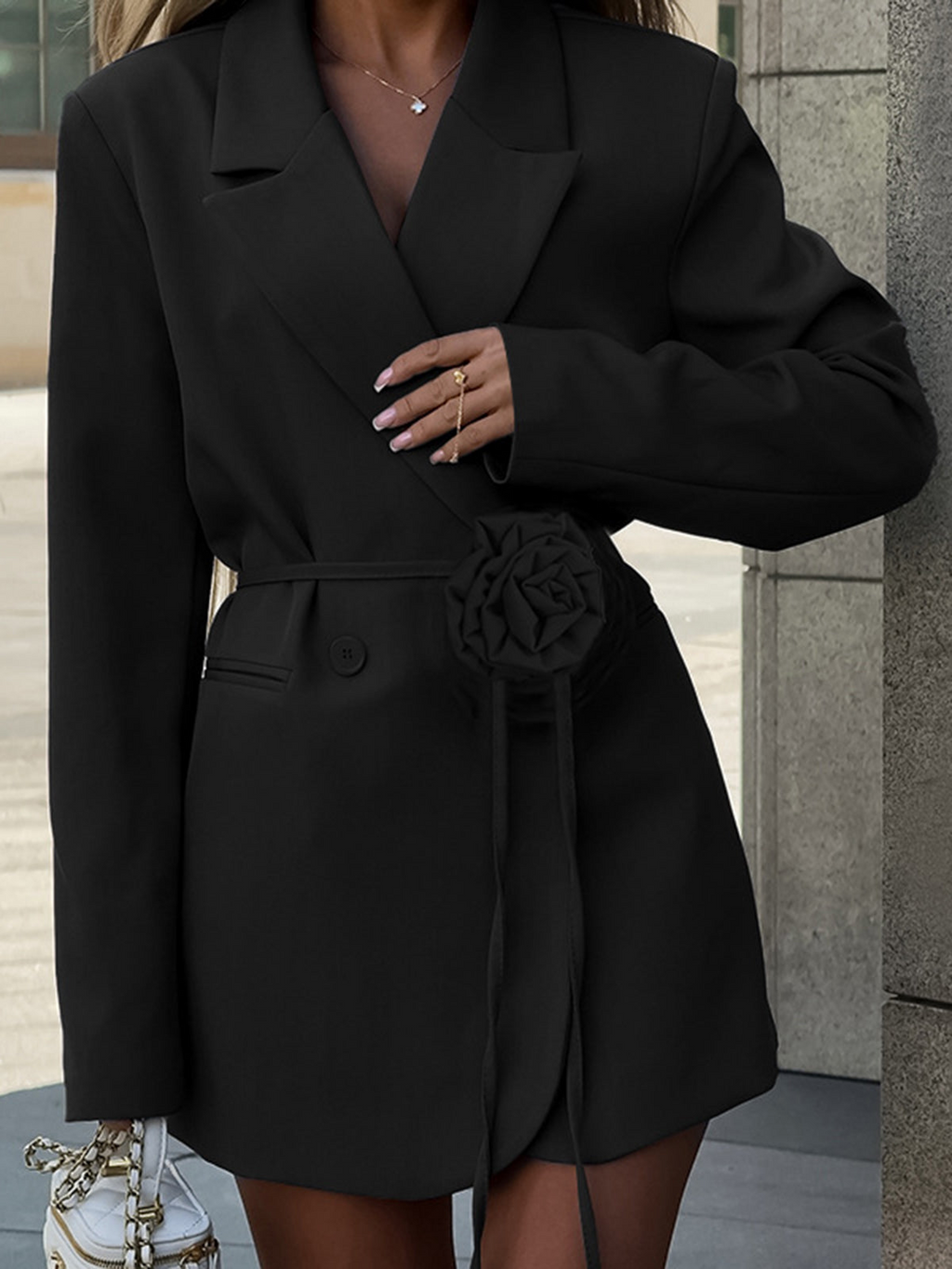 Women’s Blazer Regular-Fit Plain Design