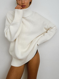 Women's Blended Knit Turtleneck Sweater