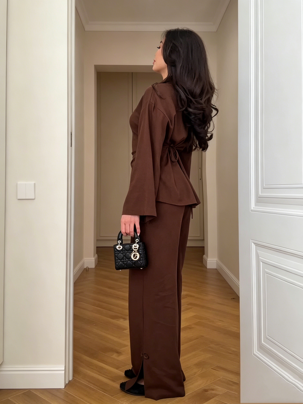 Women’s Button-Up Linen Trouser Set