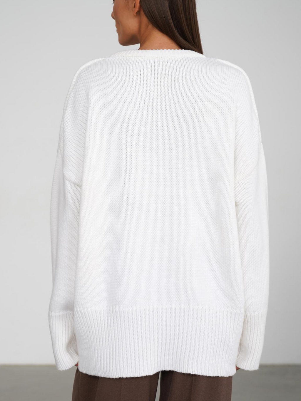 Women's Classic Crew Neck Knit Sweater