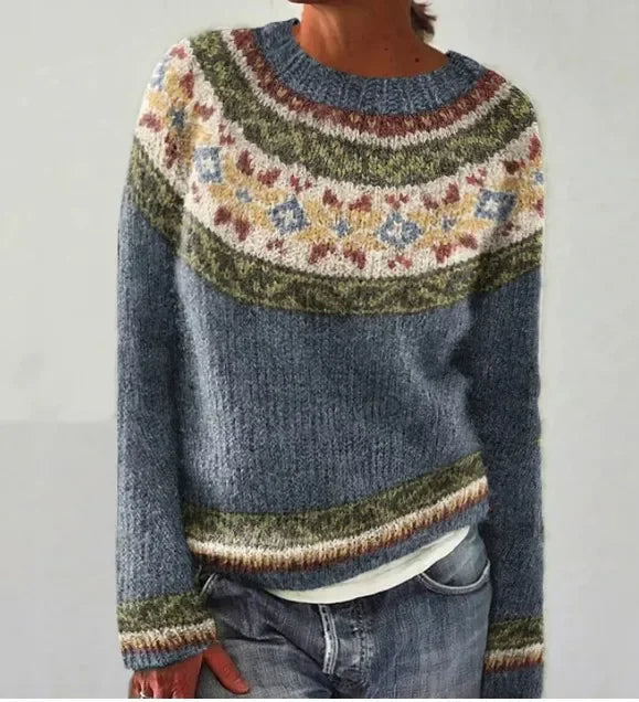 Women's Colorful Sweater with Soft Fabric