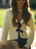 Women’s Knitted Bow Sweater