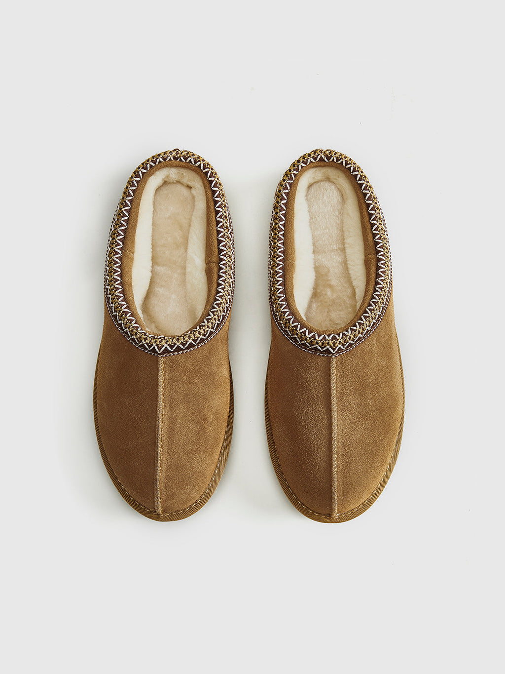 Women’s Suede Round-Toe Slippers