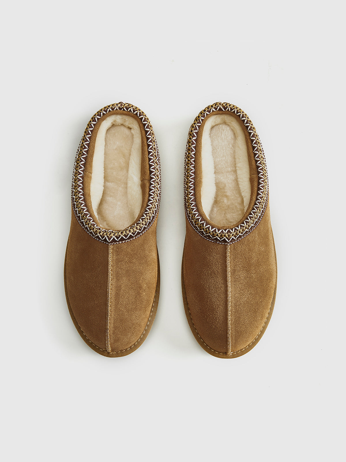 Women’s Suede Round-Toe Slippers