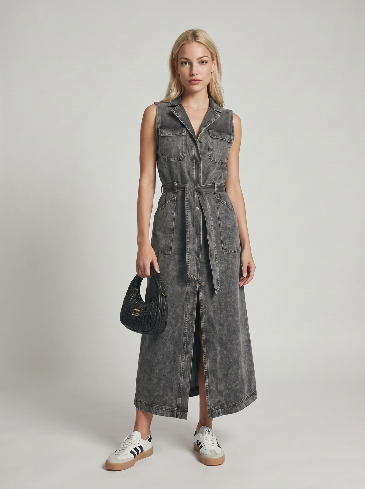 Women’s Lightweight Crinkle Maxi Dress