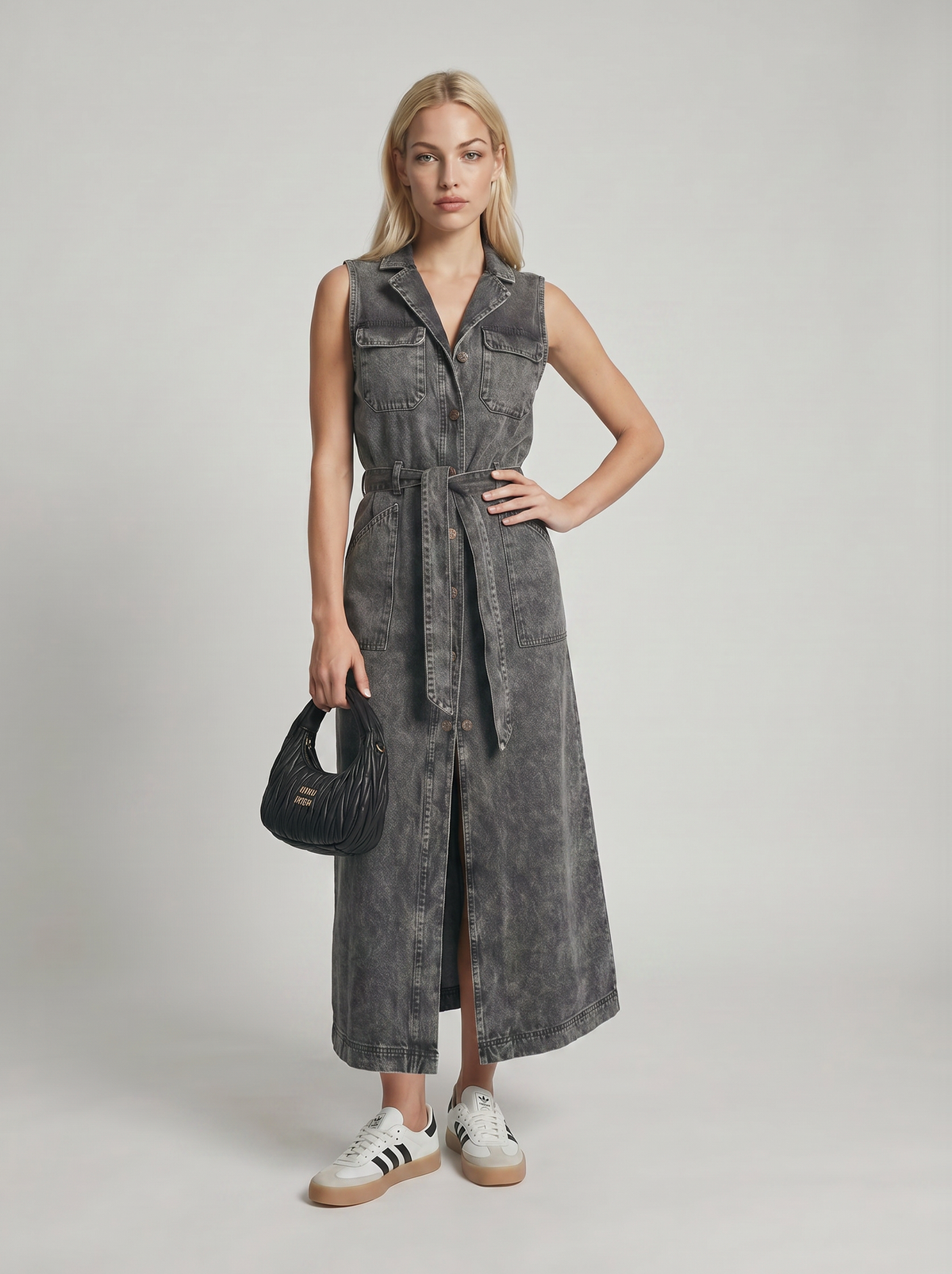 Women’s Lightweight Crinkle Maxi Dress