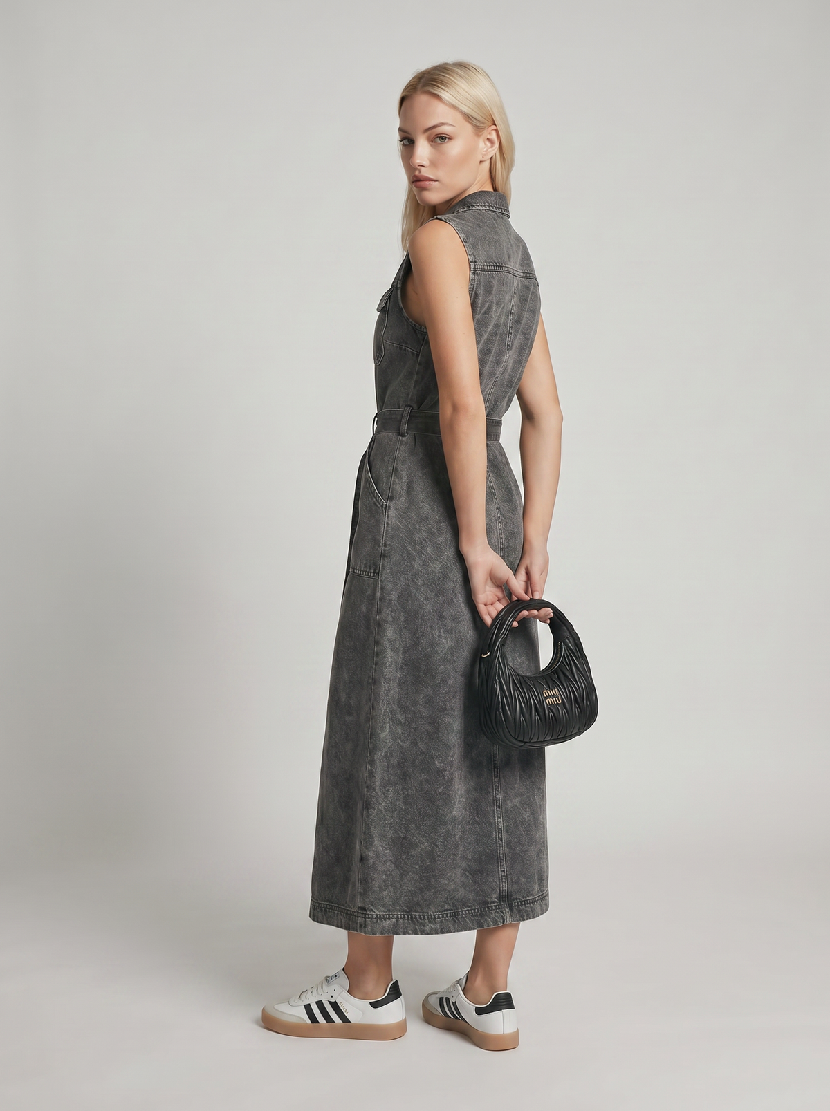 Women’s Lightweight Crinkle Maxi Dress
