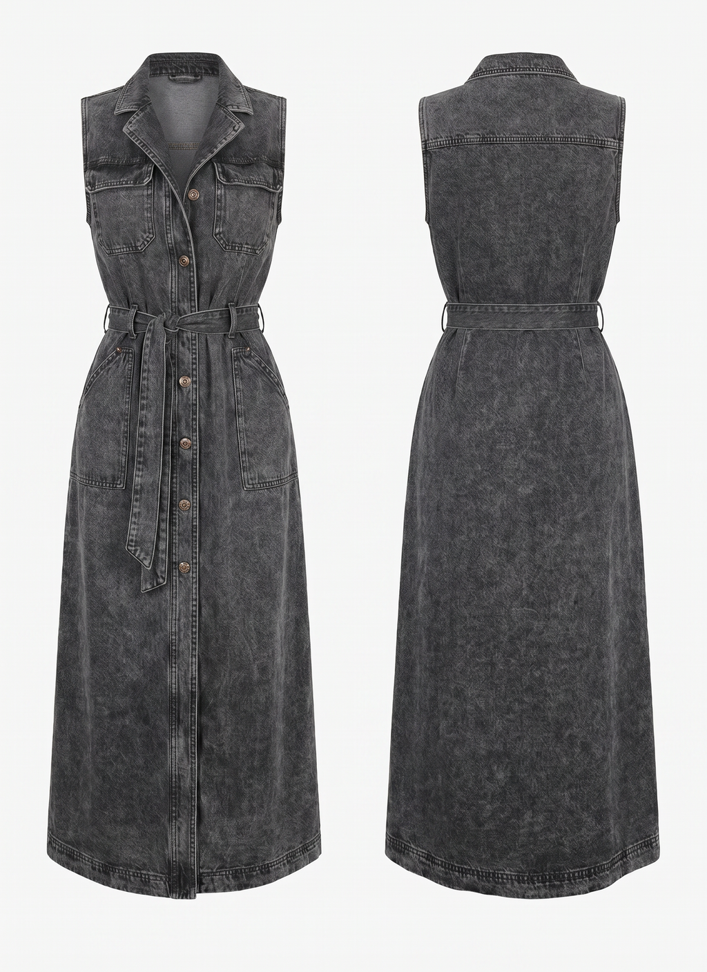 Women’s Lightweight Crinkle Maxi Dress
