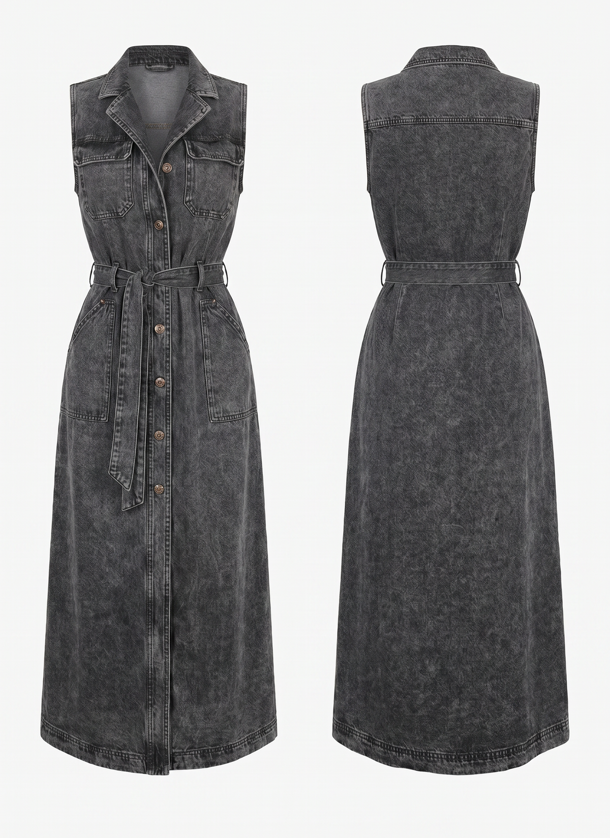 Women’s Lightweight Crinkle Maxi Dress