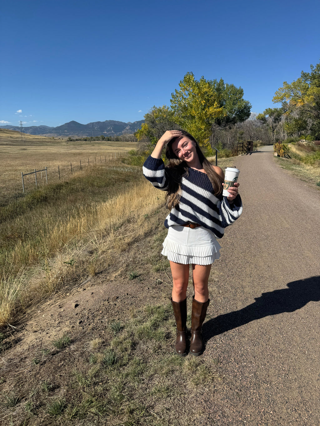 Women’s Loose-Knit Striped Sweater
