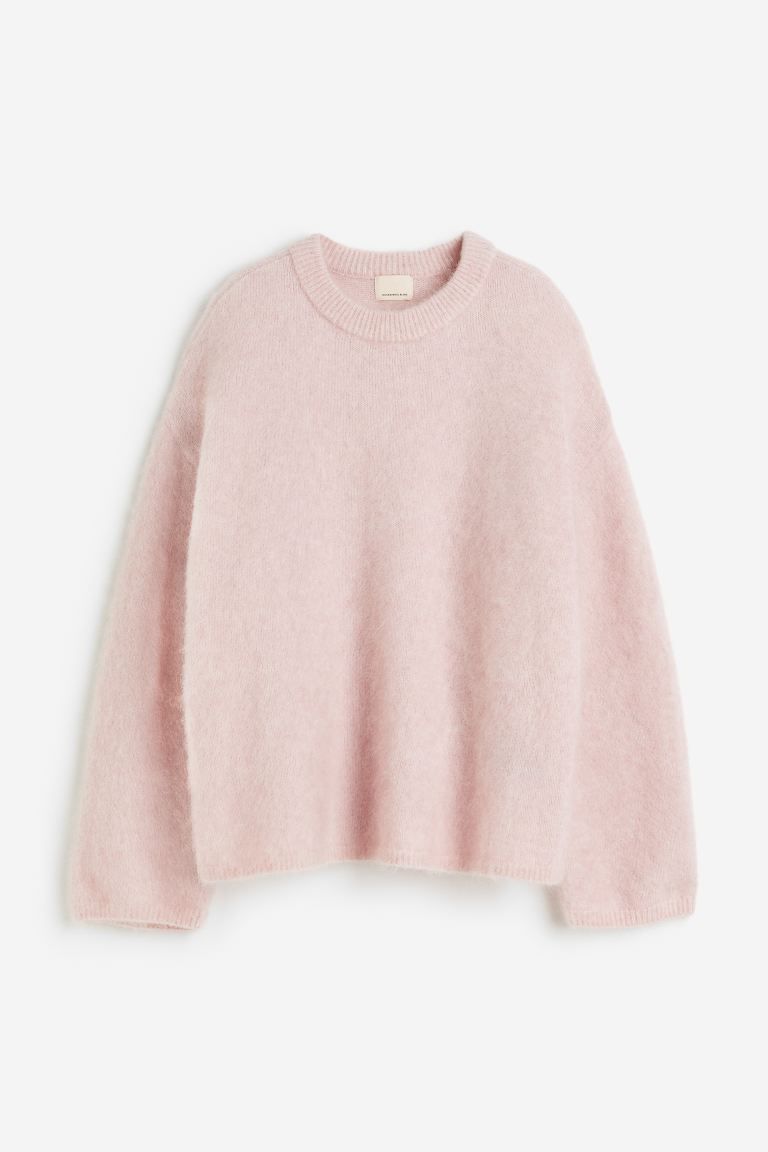 Women’s Pink Mohair Sweater