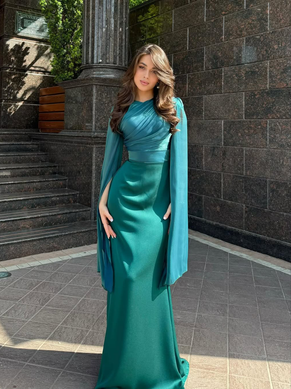 Women’s Pleated Maxi Dress