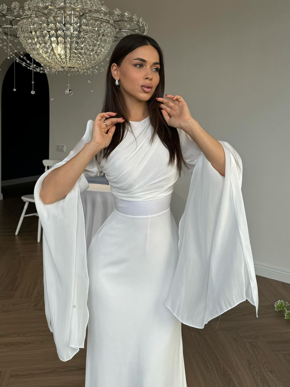 Women’s Pleated Maxi Dress