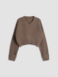 Women’s V-Neck Knit Sweater