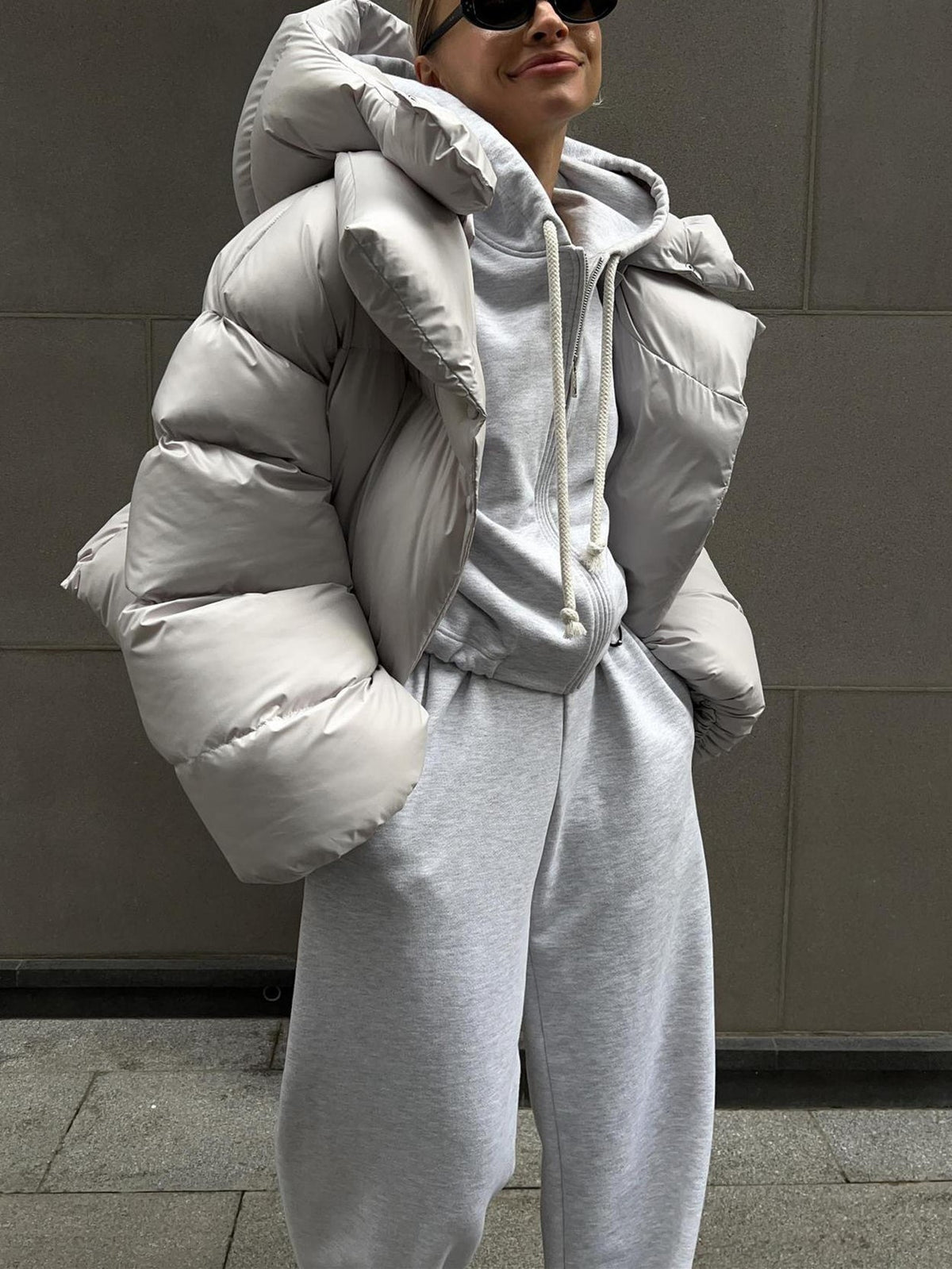 Women's Warm Oversized Puffer Jacket