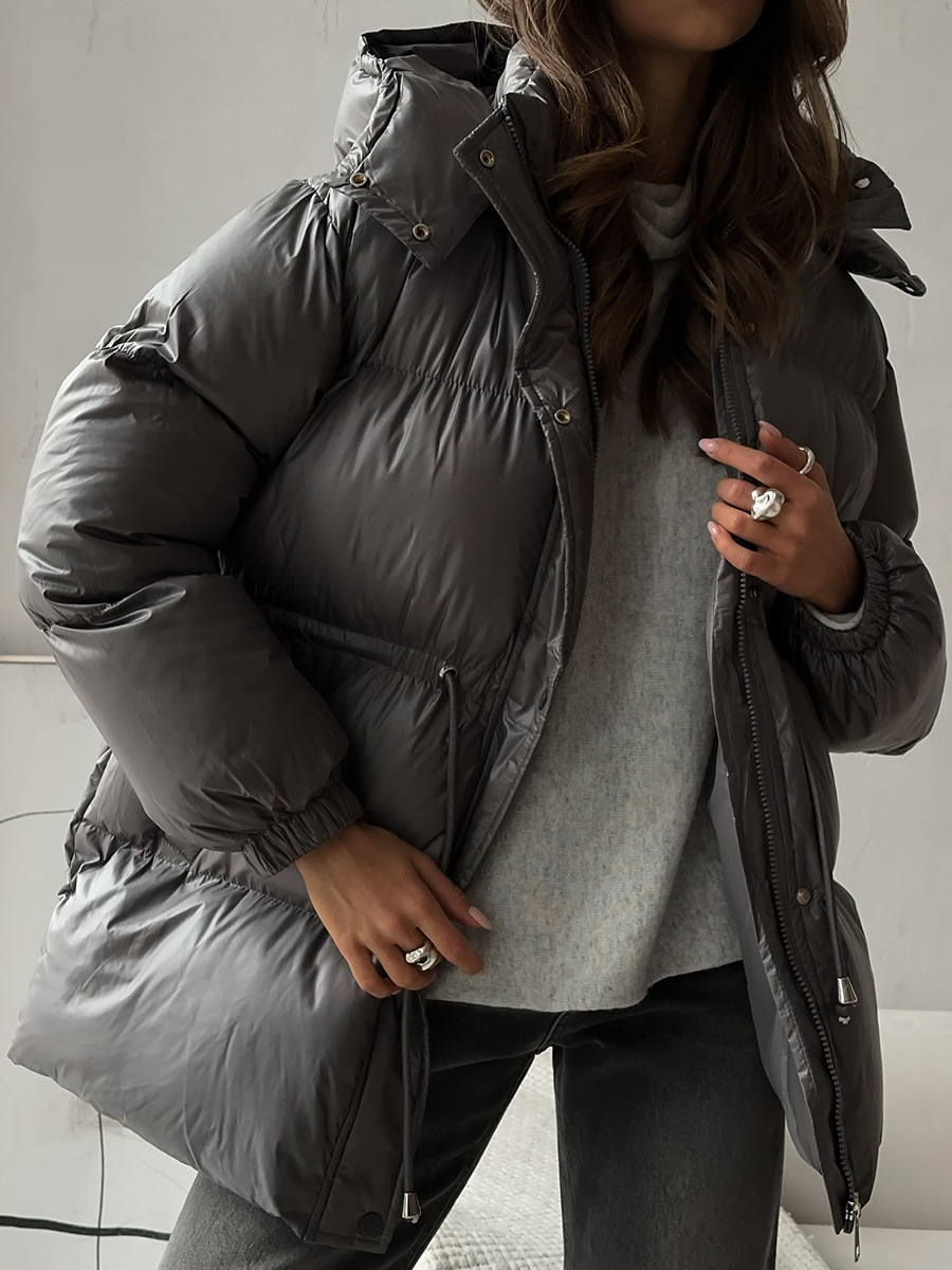 Women's Zip-Up Oversized Puffer Jacket